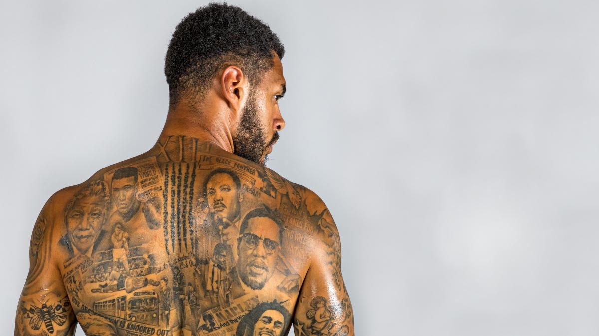 Andre Grays tattoo pays homage to civil rights activists  Daily Mail  Online