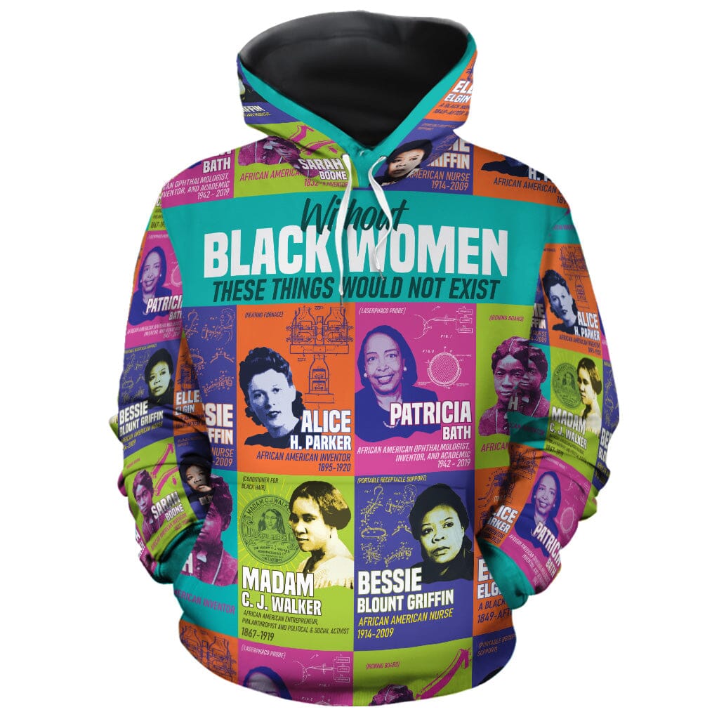 African Women Inventors All-over Hoodie Hoodie Tianci Pullover S 