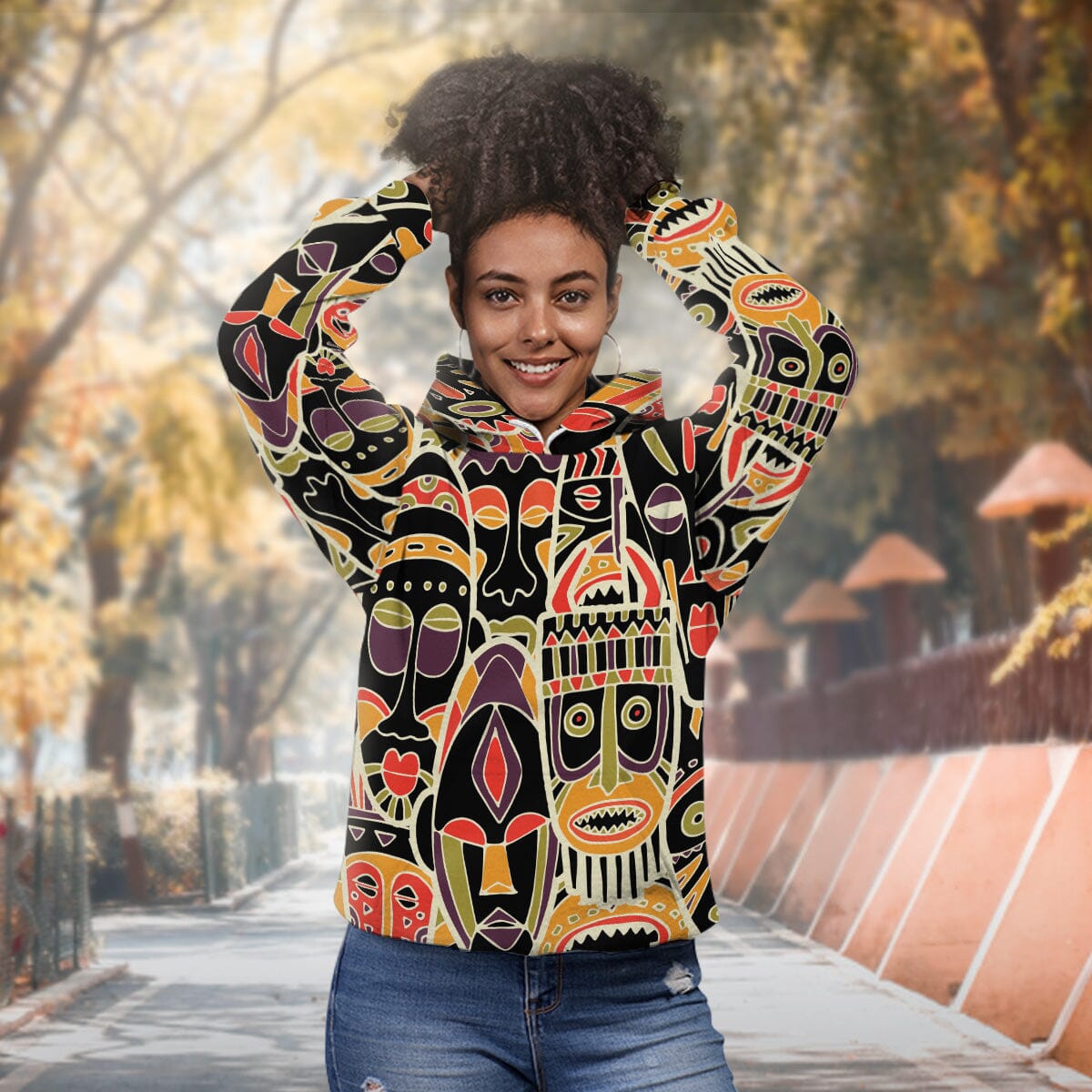 The Spirit Of Africa All-over Hoodie Hoodie Tianci 