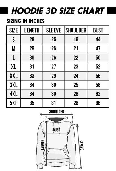 hoodie-size-chart