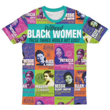 African Women Inventors T-shirt AOP Tee Tianci S 