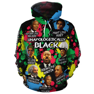 Unapologetically Black All-over Hoodie Hoodie Tianci 