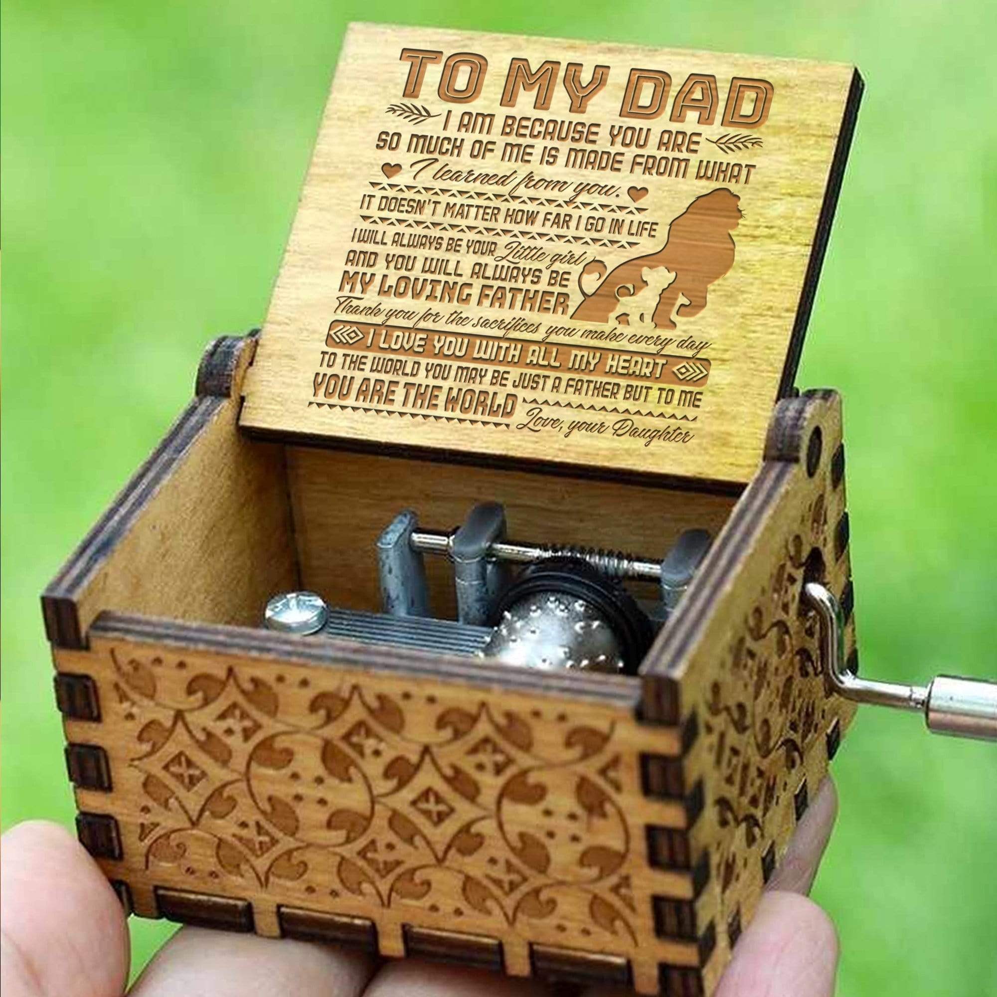 father daughter music box