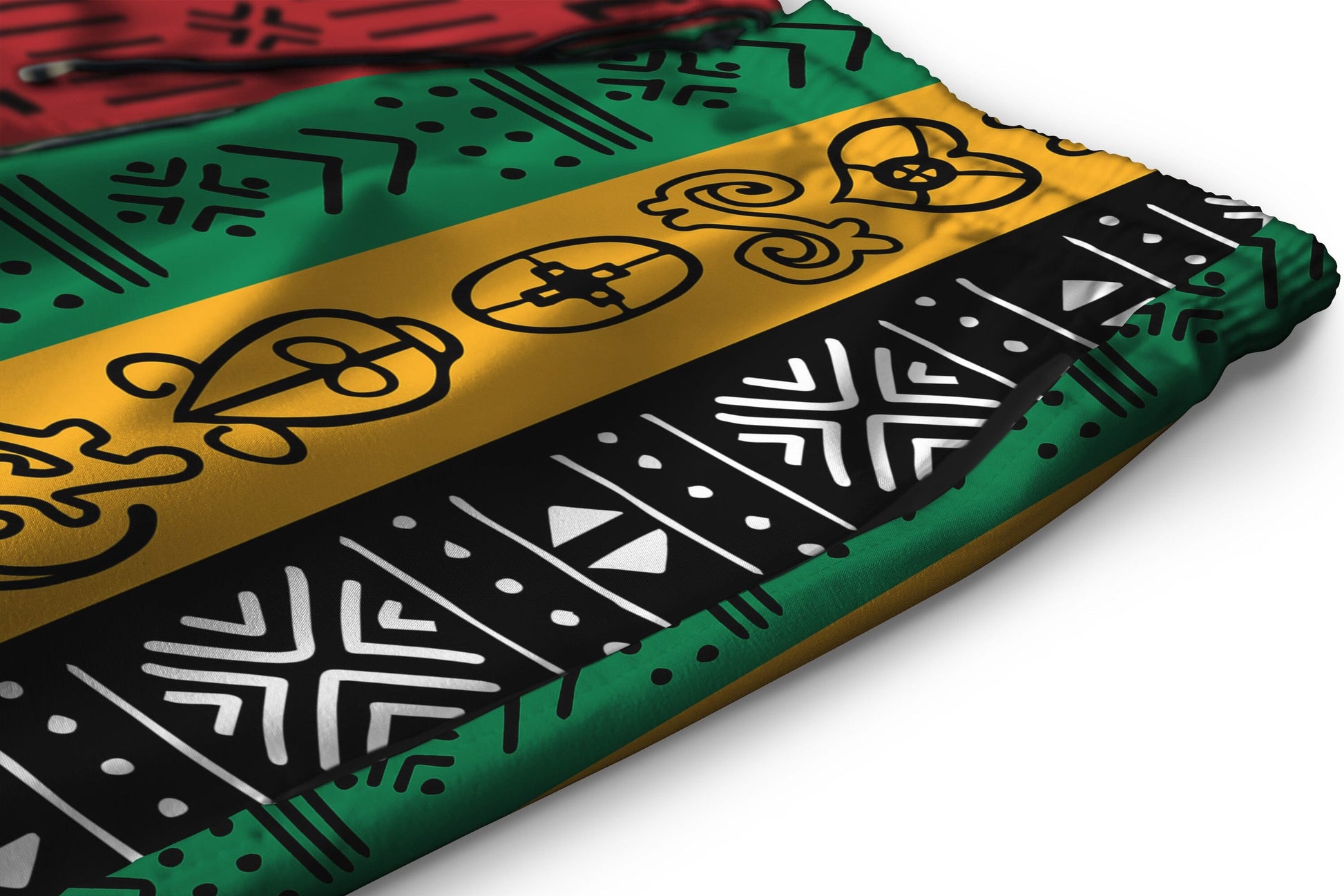 African Symbols In Pan African Colors Shorts Shorts Tianci 