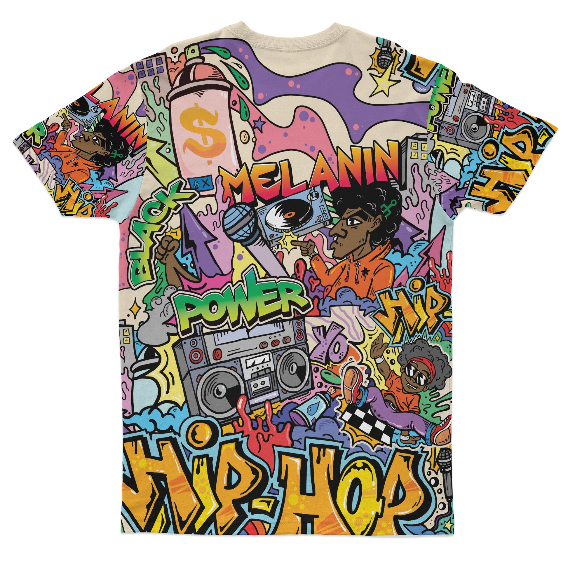 Hip Hop Graffiti Art T-shirt AOP Tee Tianci 