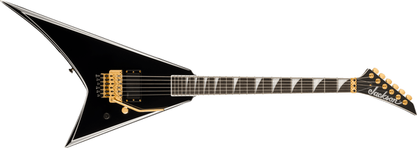 CONCEPT SERIES LIMITED EDITION RHOADS RR24 FR H, EBONY FINGERBOARD, BLACK WITH WHITE PINSTRIPES