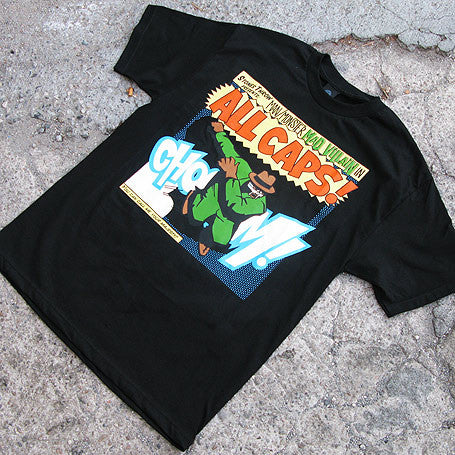 Stones Throw: Madvillain All Caps Shirt - Black – TurntableLab.com