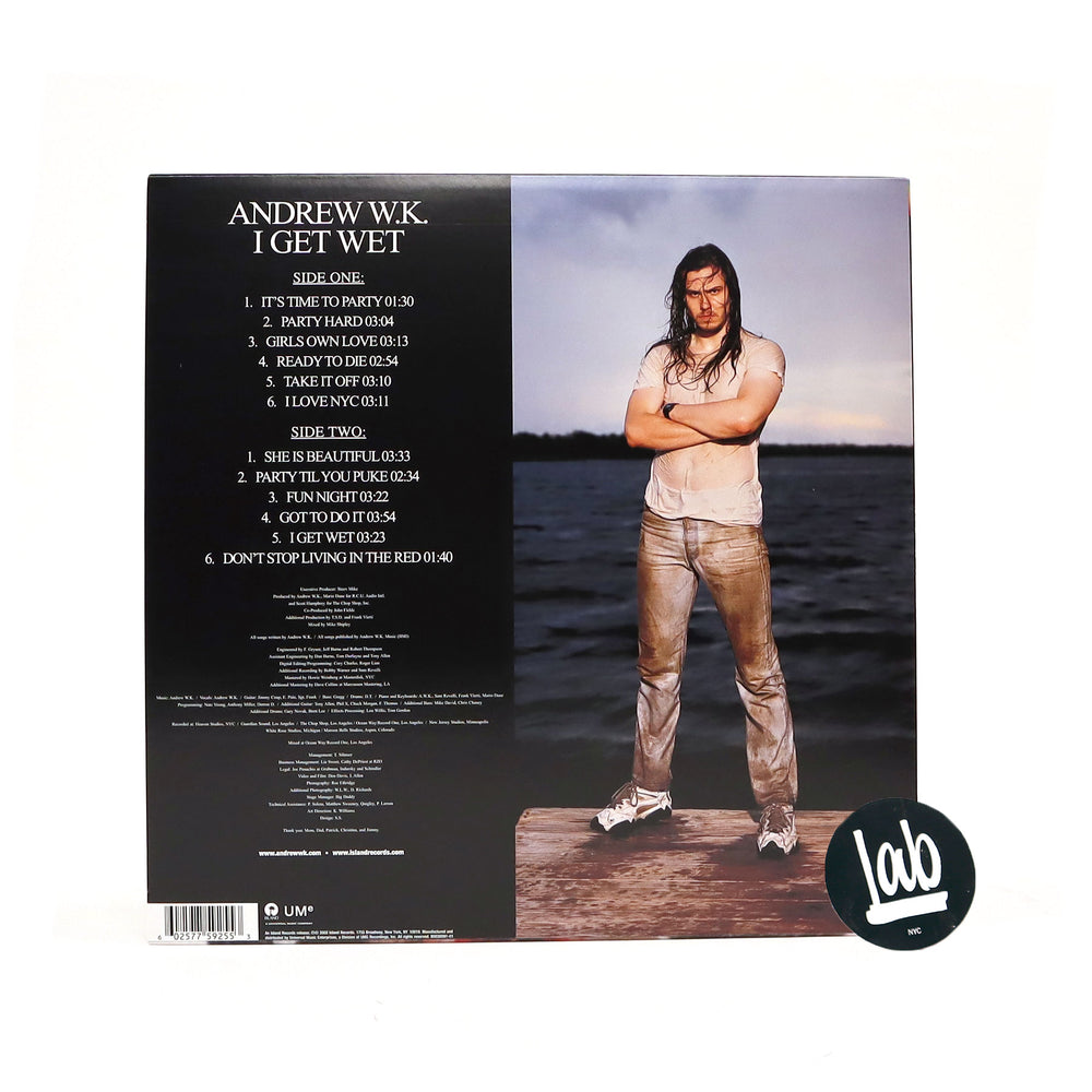 Andrew W.K.「I Get Wet」カセットテープ WK - 通販 - gofukuyasan.com