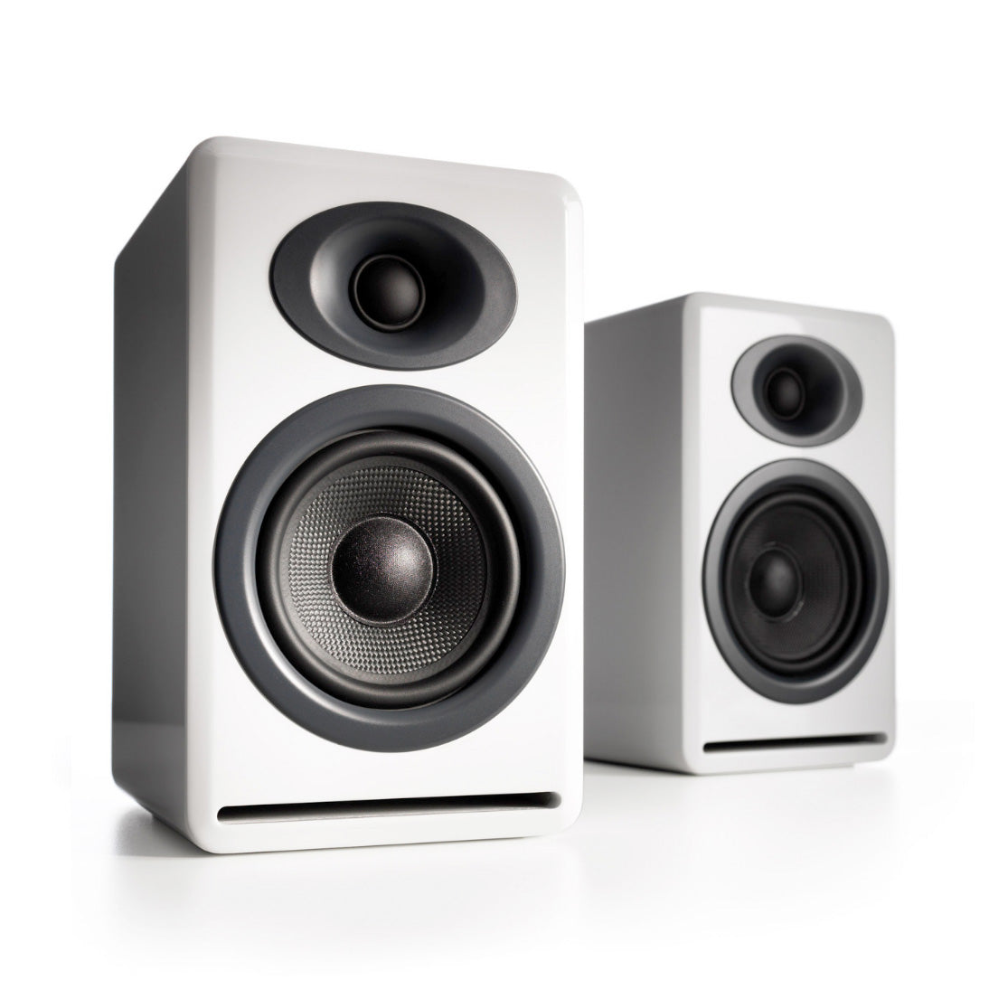 Audioengine P4 Passive Bookshelf Speakers White (AP4W