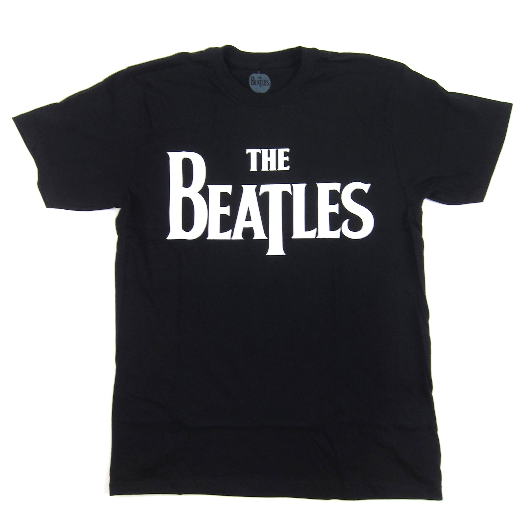 The Beatles: Solid Logo Shirt - Black — TurntableLab.com