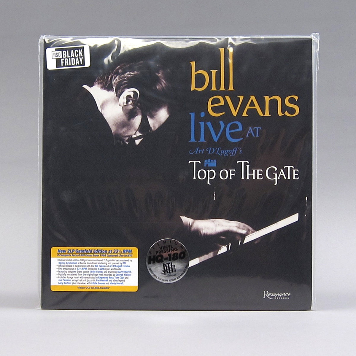 Bill Evans: Live at Art D'Lugoff's Top of The Gate (180g) Vinyl 2LP (Record  Store Day)