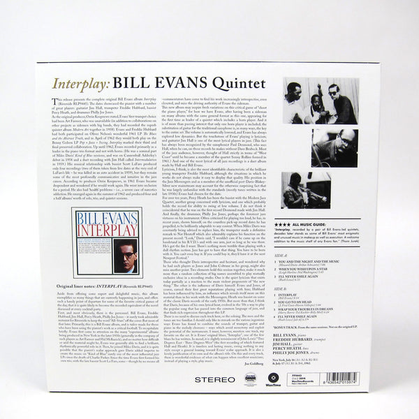 Bill Evans: Interplay (180g) Vinyl LP – TurntableLab.com