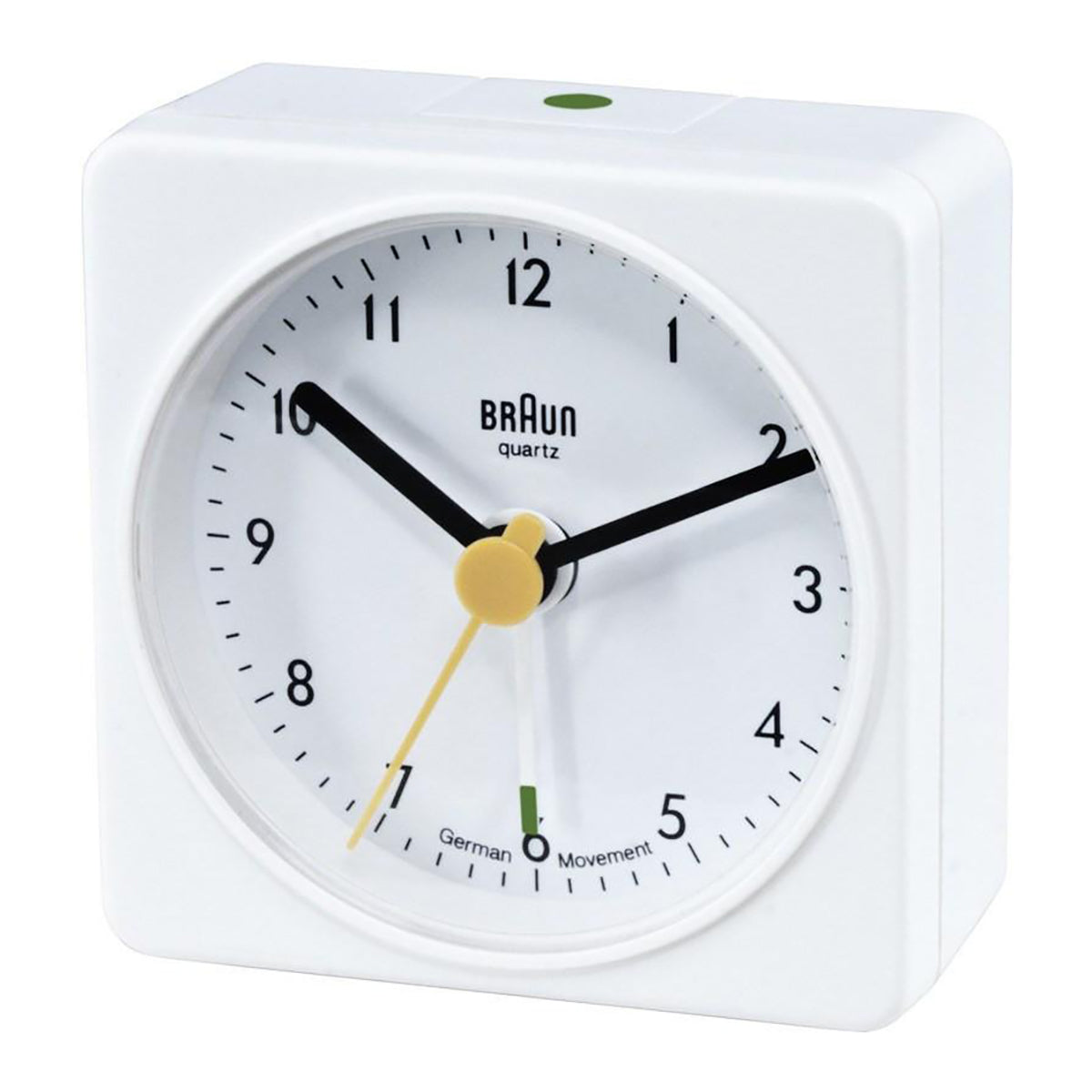 journalist Nu beroemd Braun: Classic Travel Alarm Clock - White (BN-BC02W) — TurntableLab.com