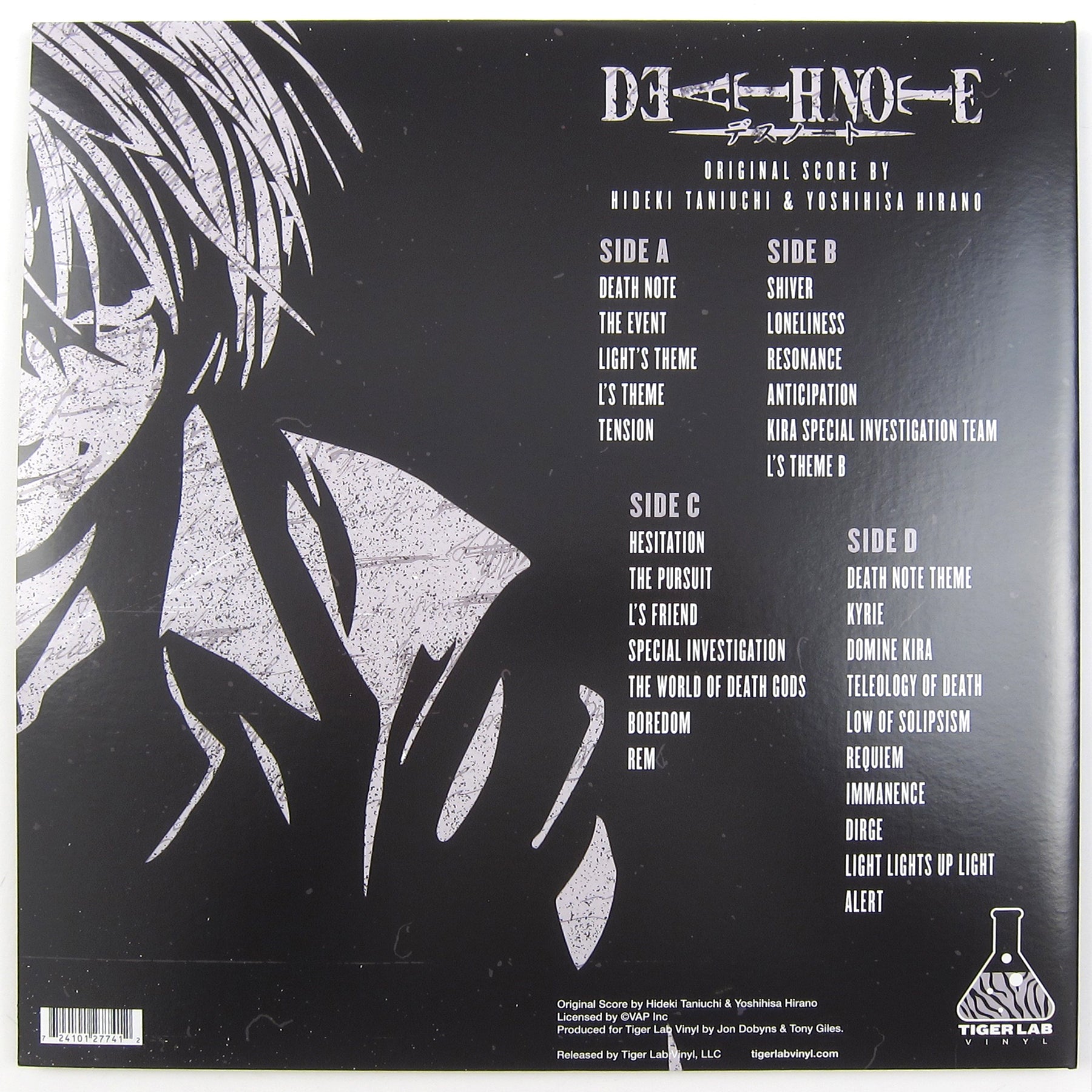 Hideki Taniuchi Yoshihisa Hirano Death Note Colored Vinyl Vinyl 2 Turntablelab Com