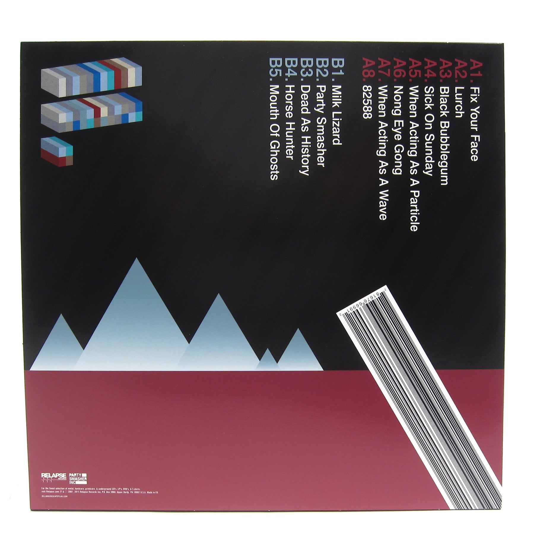 The Dillinger Escape Plan Ire Works Splatter Colored Vinyl Vinyl Lp Turntablelab Com