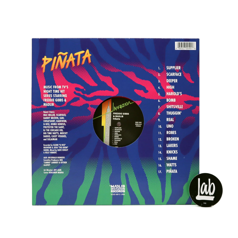 Freddie Gibbs Madlib: Pinata '84 (Colored Vinyl LP —