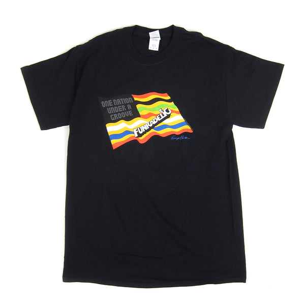 Funkadelic: One Nation Under The Groove Shirt - Black – TurntableLab.com