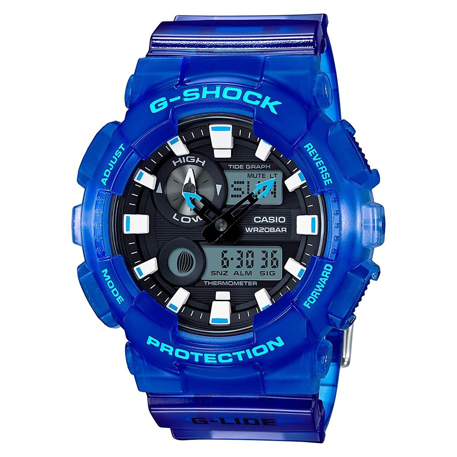 G-Shock: GAX-100MSA-2ACR Watch - Blue – TurntableLab.com