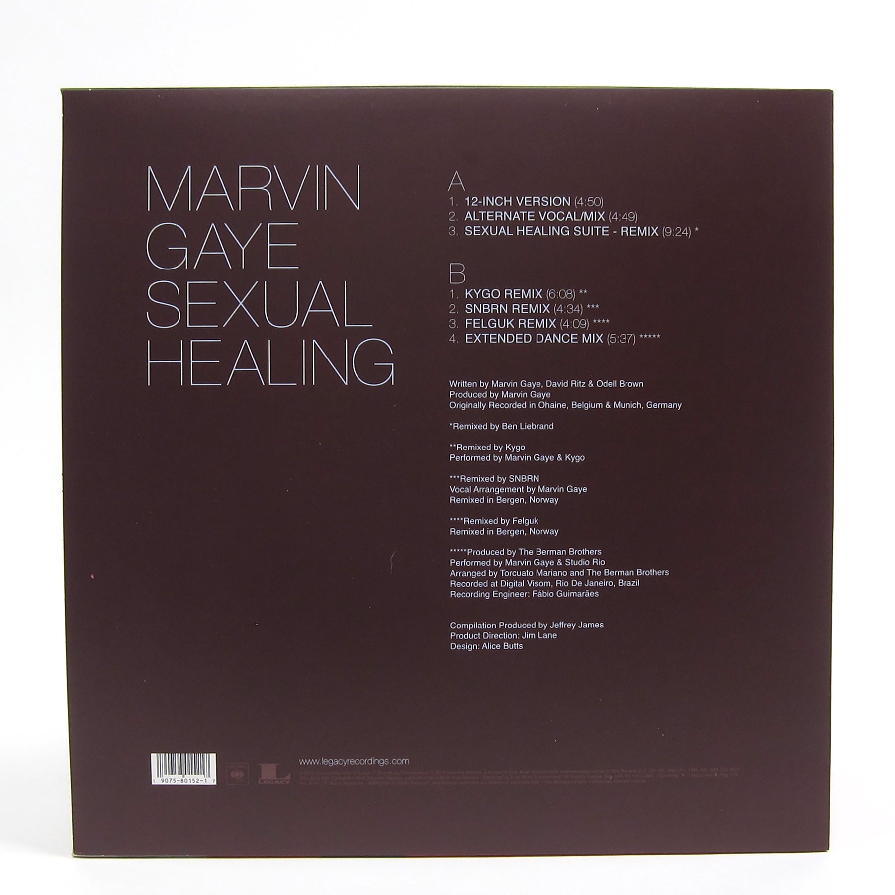 Marvin Gaye Sexual Healing The Remixes Colored Vinyl Vinyl Lp Re 1200