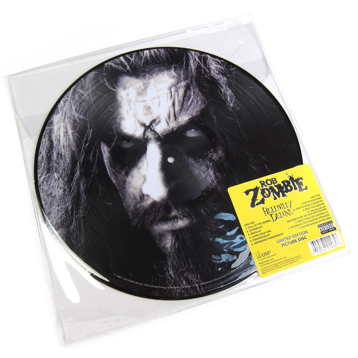 rob zombie hellbilly deluxe vinyl cover