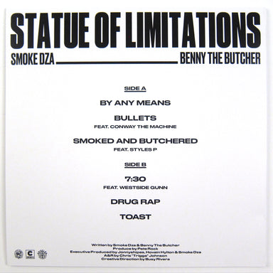 Smoke DZA, Benny The Butcher & Pete Rock: Statue Of Limitations