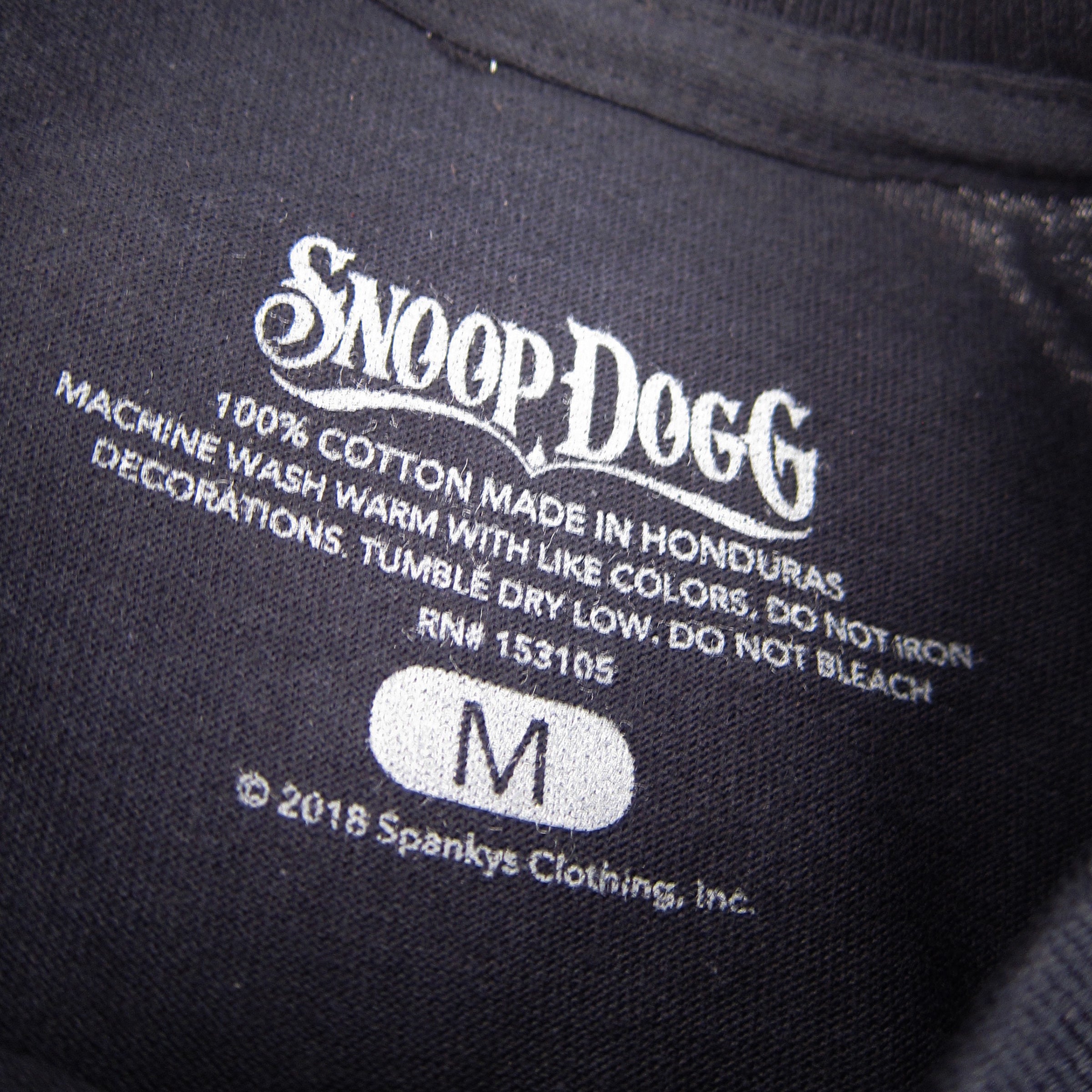 Snoop Dogg: Beanie Profile Shirt - Black — TurntableLab.com
