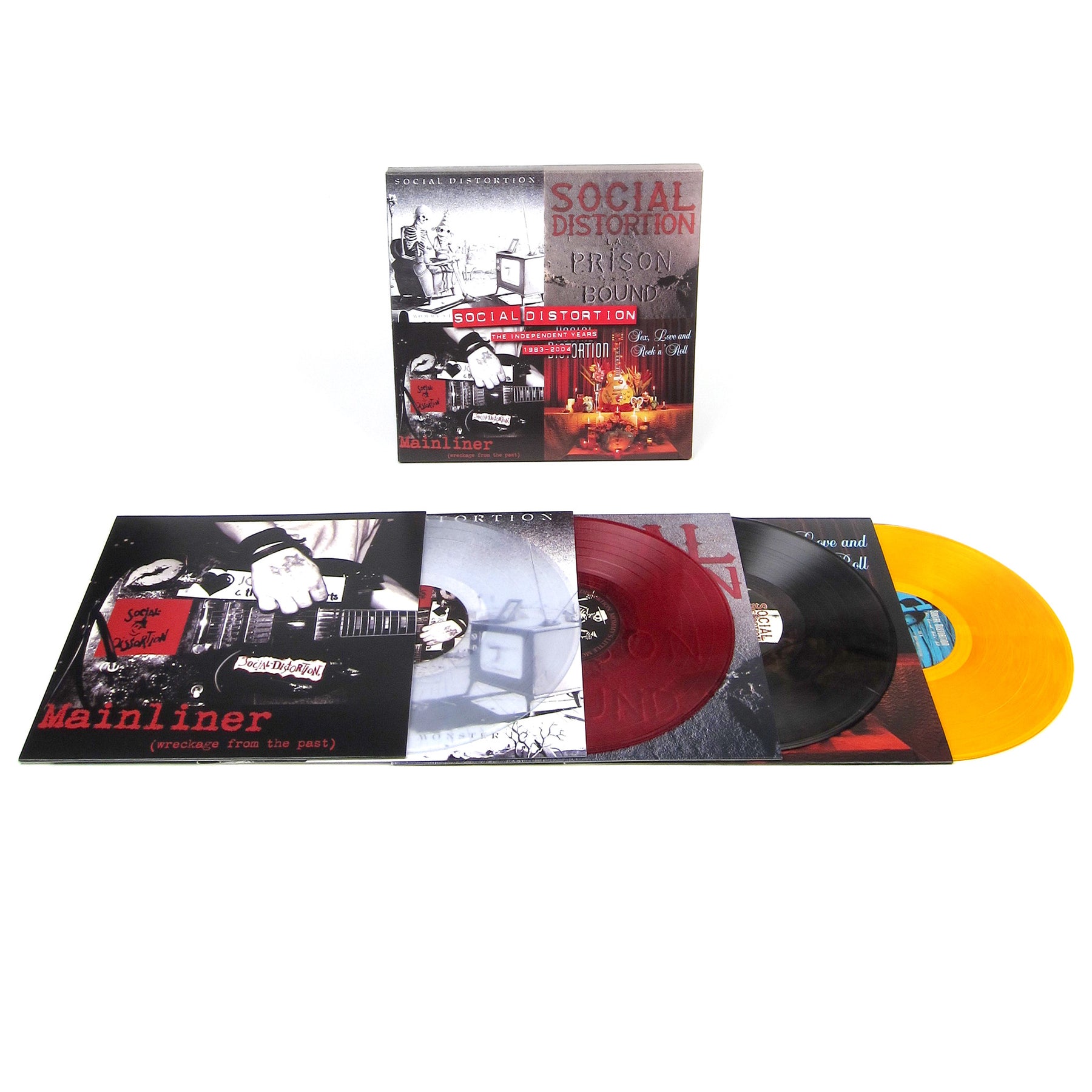 「SOCIAL DISTORTION VINYL BOX SET (4LP)」の画像検索結果