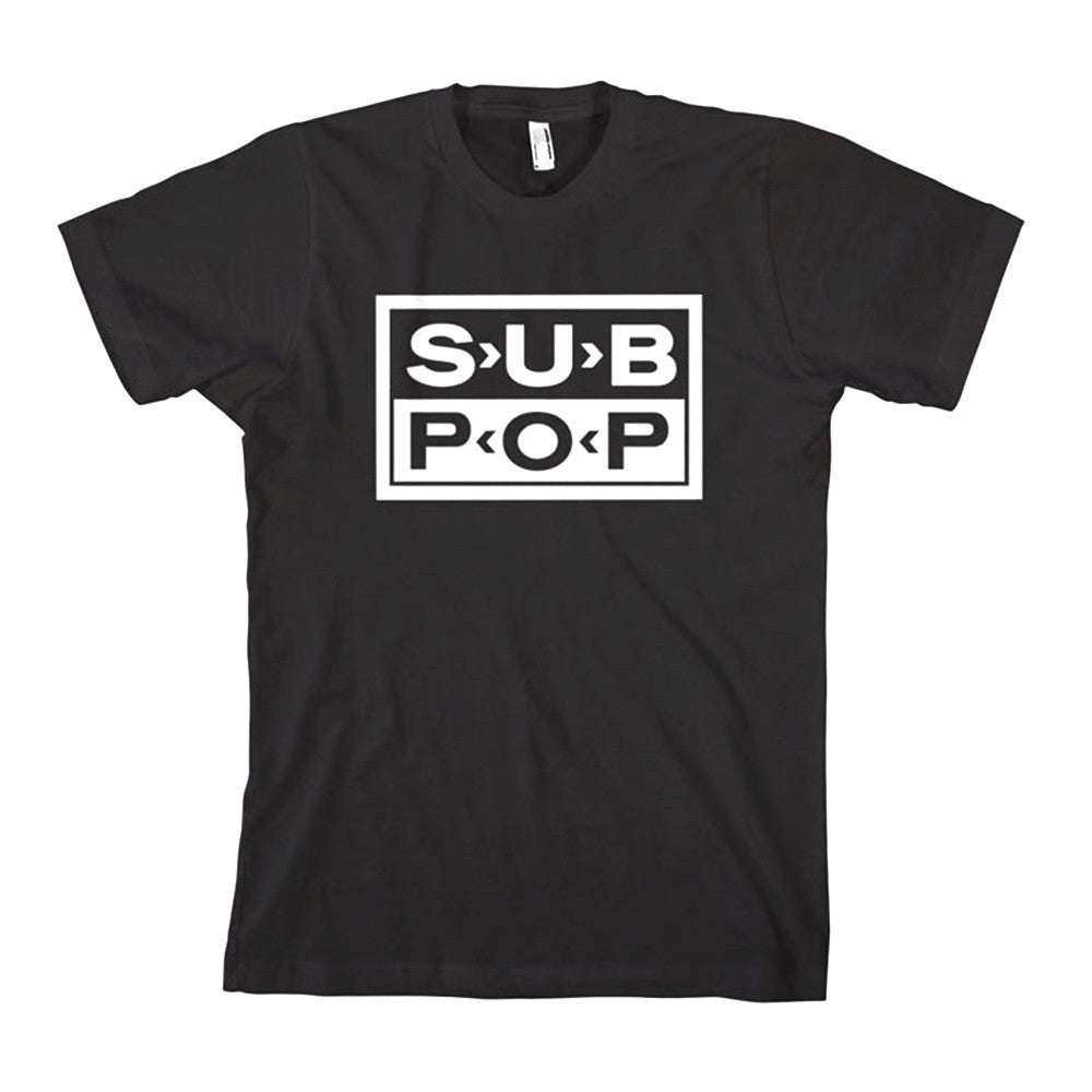 Sub Pop Records Logo Shirt Black Turntablelab Com