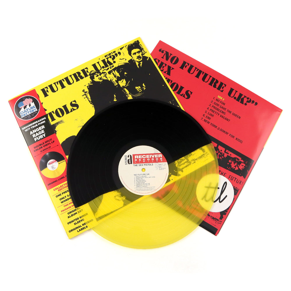 Sex Pistols No Future Uk Indie Exclusive Colored Vinyl Vinyl Lp