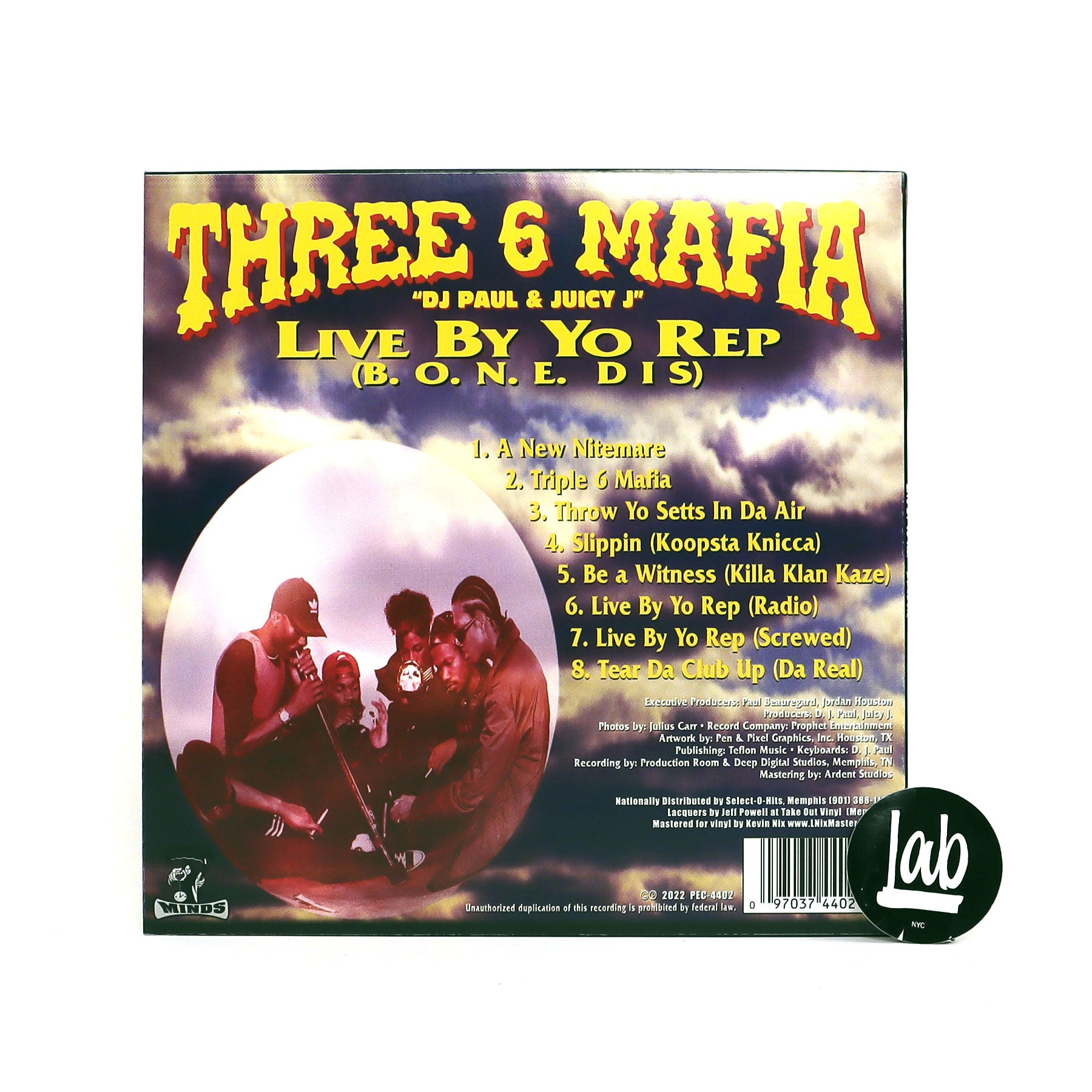 Three 6 Mafia Live By Yo Rep Colored Vinyl Vinyl Lp —