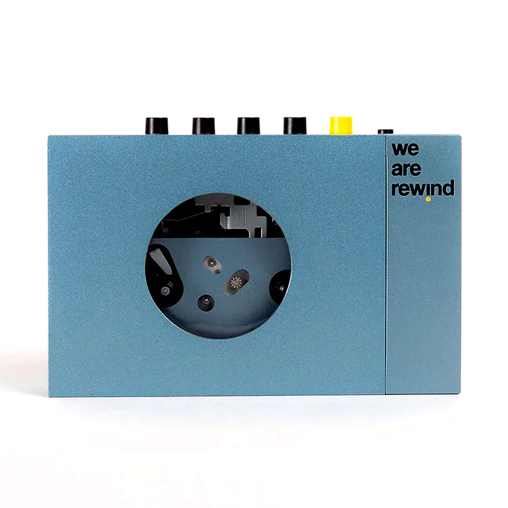 WE ARE REWIND Cassette Player Blue KURT-