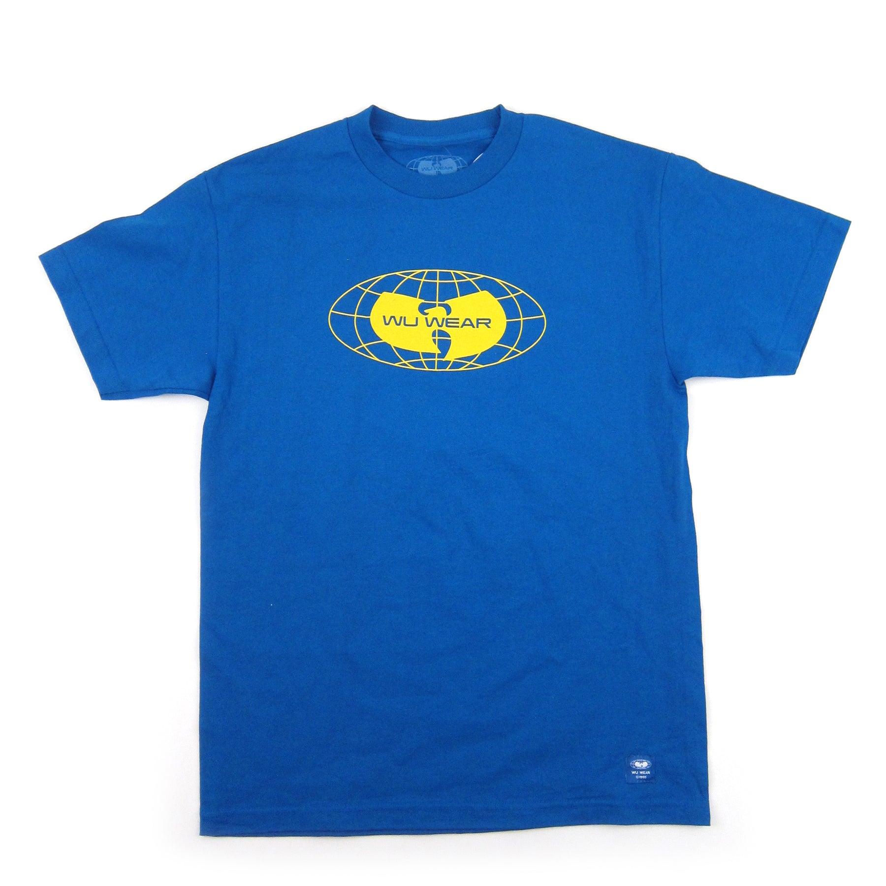 Wu Wear: Globe Logo Shirt - Blue – TurntableLab.com