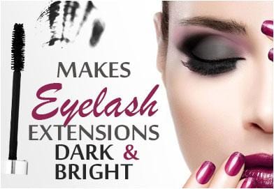 Makes Eyelash Extension Dark and Bright