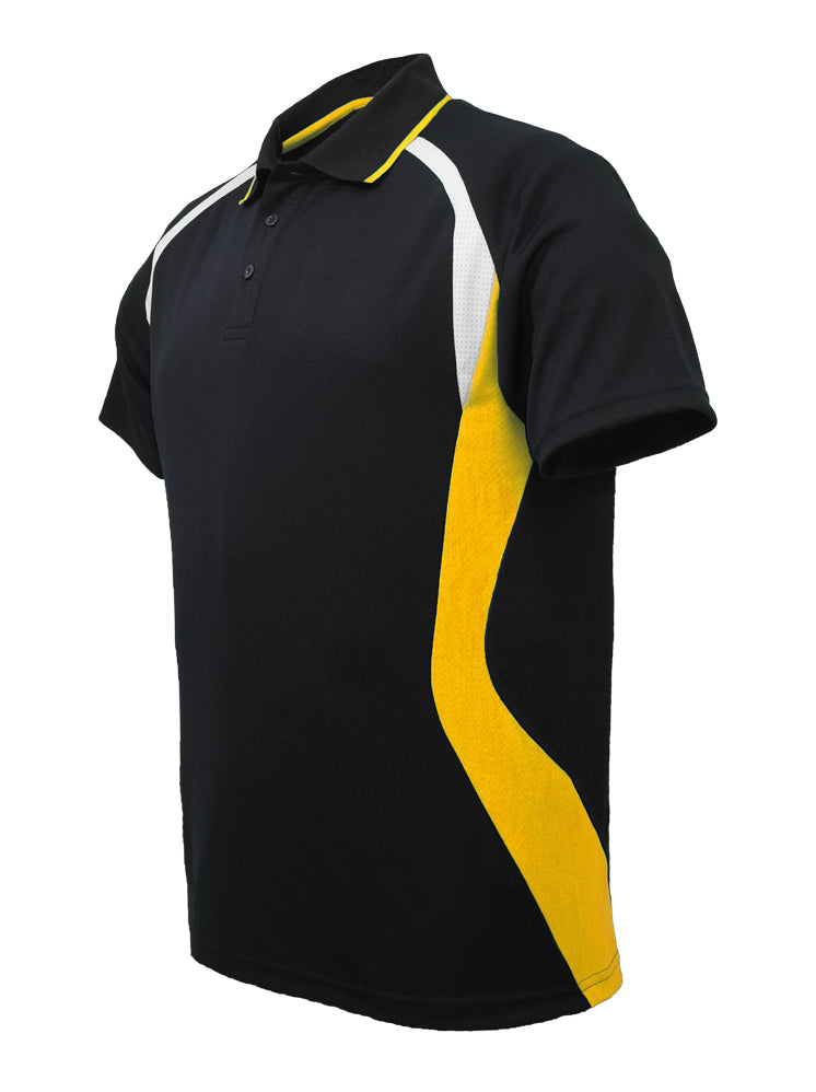 polo shirt black and gold