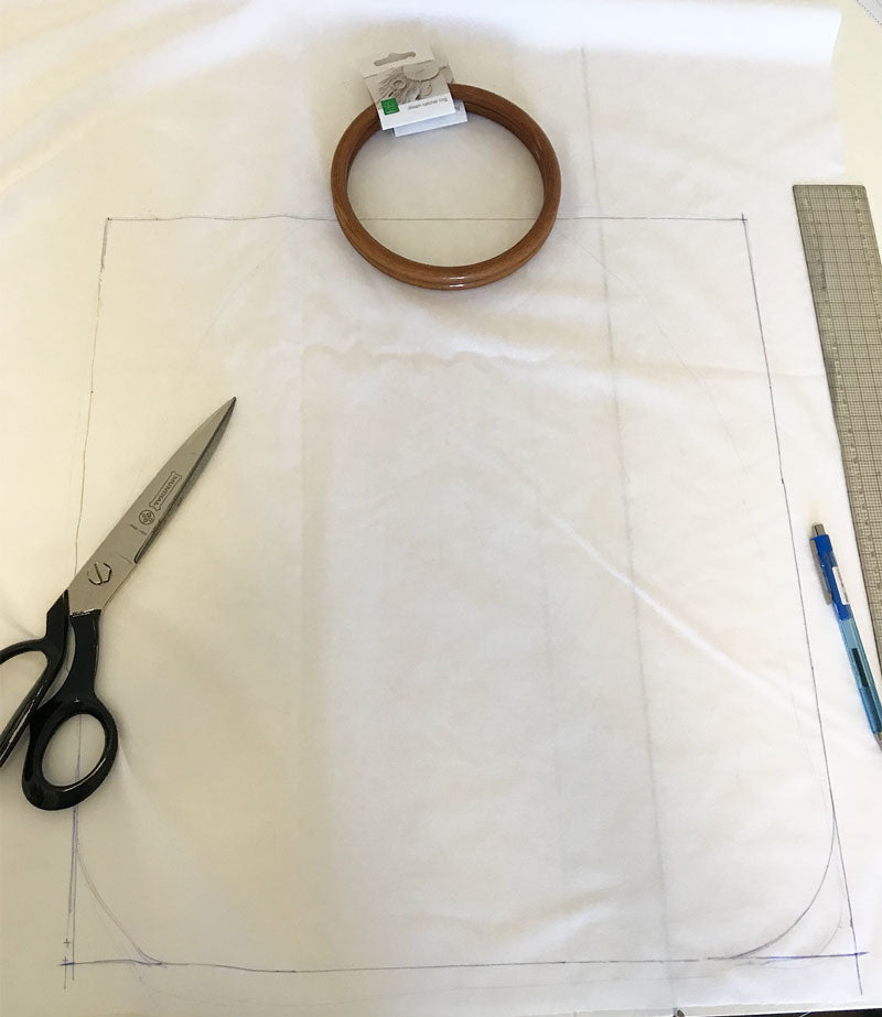 DIY FABRIC BAG WITH HANDLES