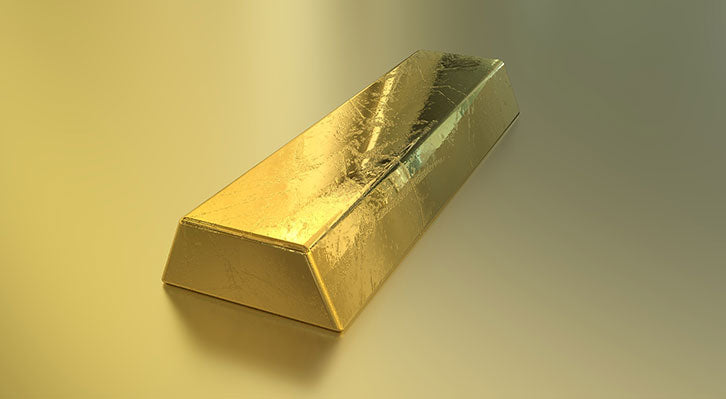 A singular gold bar