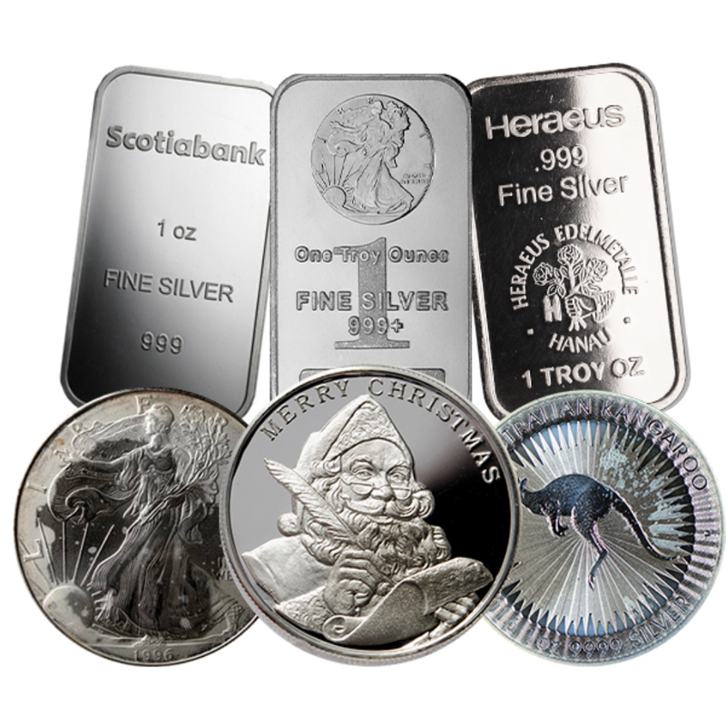 buy silver coins or bars