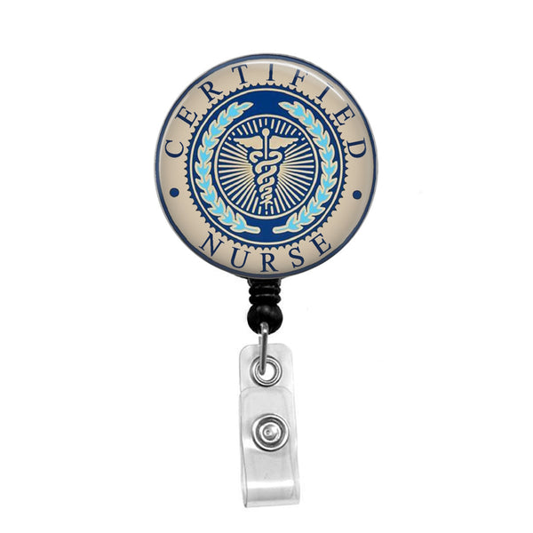 Badge Reel Retractable with Alligator Clip Surgical Tech Scrub Medical  Healthcare Nurse Name ID Badge Holder for ER EMT EMS Surgical Surgeon Nurse