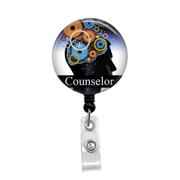 Counselor, LMHC - Retractable Badge Holder - Badge Reel - Lanyards -  Stethoscope Tag – Butch's Badges