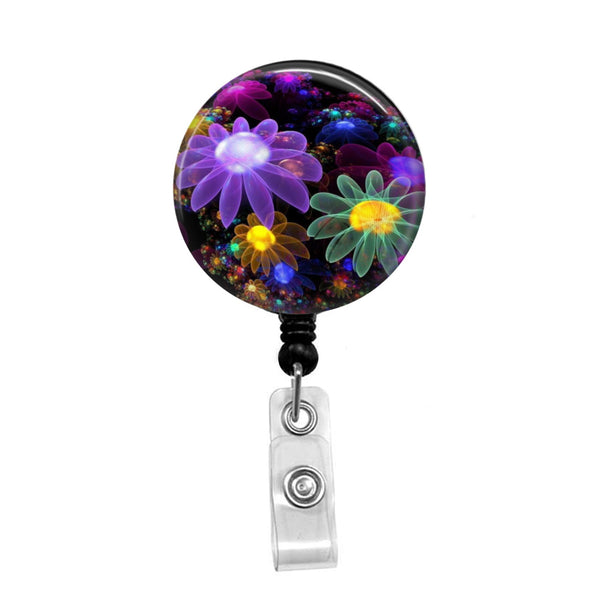 Orchids Personalized Badge, Add your Name and Credentials -Retractable  Badge Holder - Badge Reel - Lanyards - Stethoscope Tag / Style
