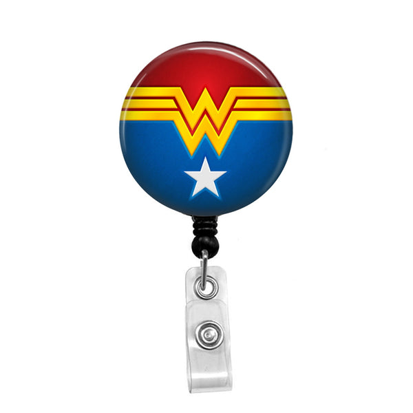 Wonder Woman - Retractable Badge Holder - Badge Reel - Lanyards -  Stethoscope Tag – Butch's Badges