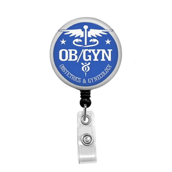 OB/GYN Nurse - Retractable Badge Holder - Badge Reel - Lanyards