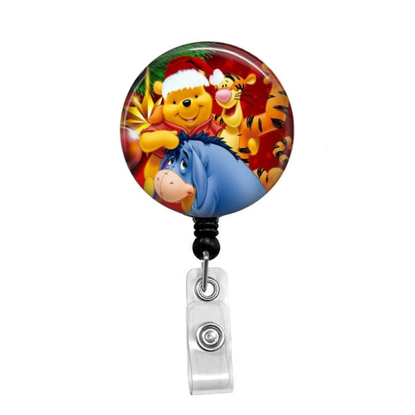 Disney Eeyore Winnie the Pooh, Retractable Swivel Badge Reel , for