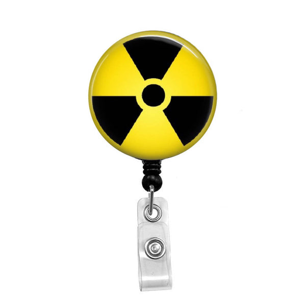 Radiation Therapy Yellow & Black Stripe Button Badge Reel Retractable ID Holder  Alligator or Slide Clip -  Canada