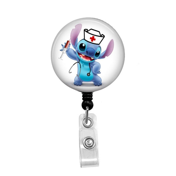 Lilo and Stitch - Retractable Badge Holder - Badge Reel - Lanyards