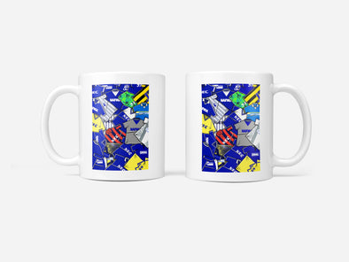 Everton Shirts Mash Up Mug
