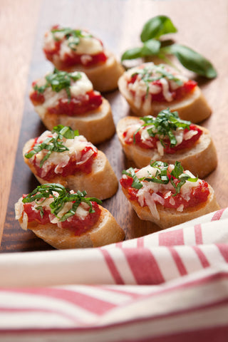 Manchego & Tomato Fennel Bruschetta