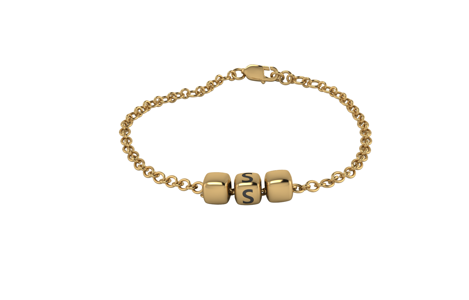 Buy First Quality Forming Gold Attractive Chain Type Broad Bracelet Buy  Online Shopping