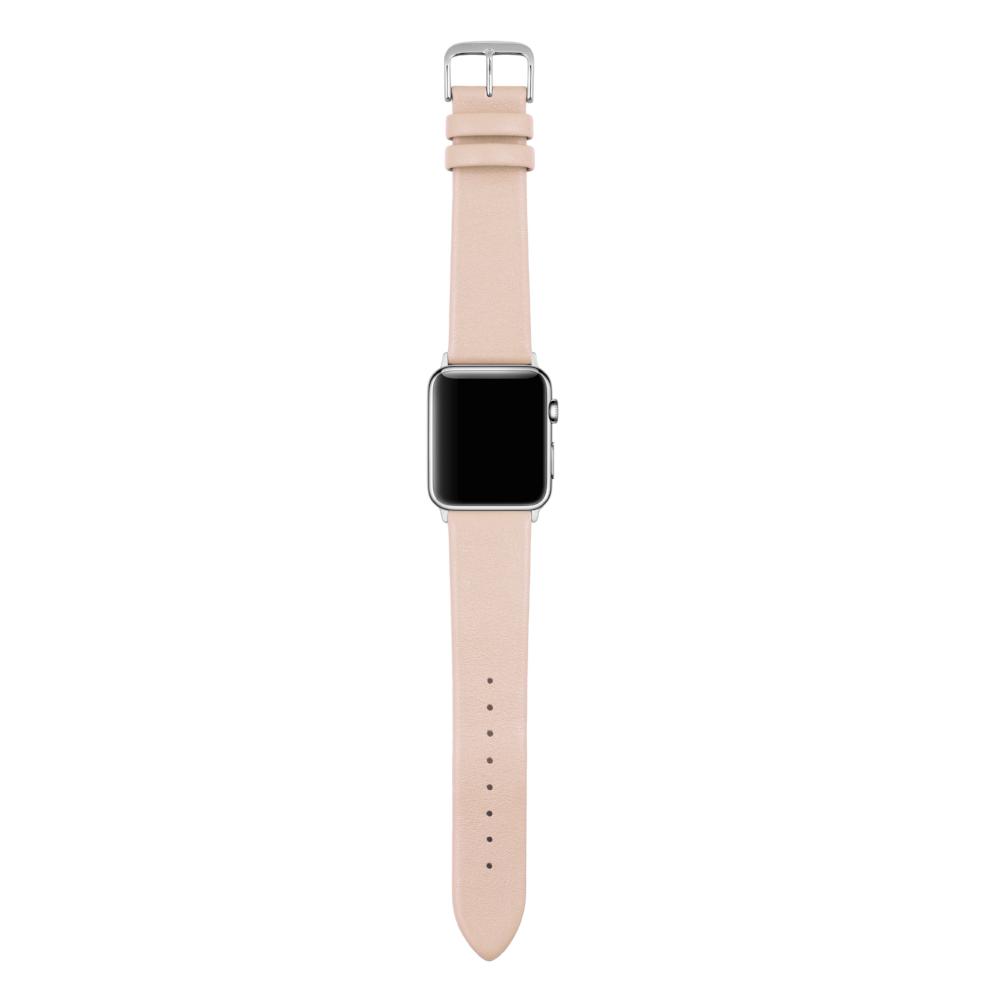 Blush Pink - Apple Watch Leather Band and Strap-38mm-40mm-42mm-44mm ...