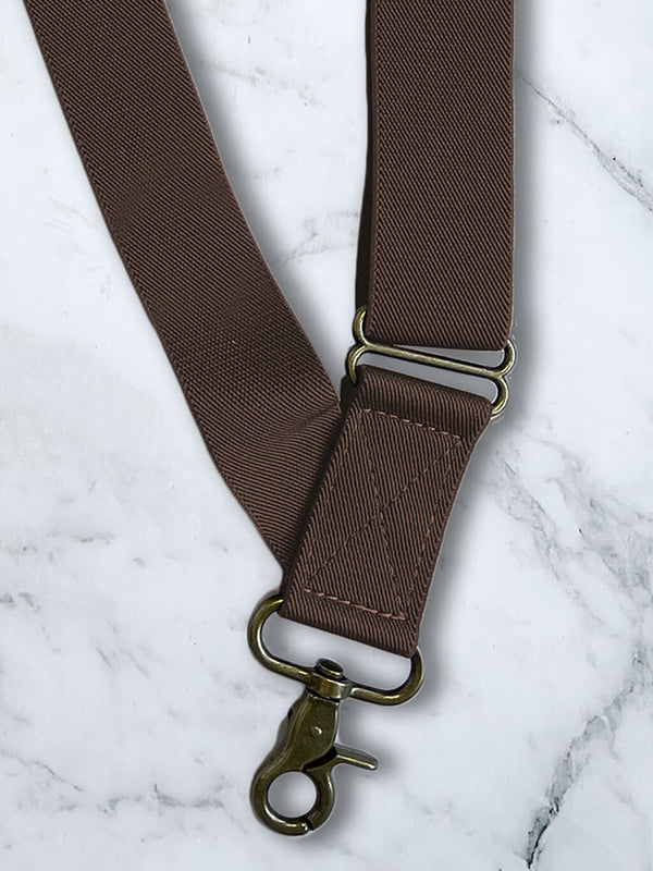 Differio + LEATHER HARNESS SUSPENDERS WITH TRIGGER SNAPS